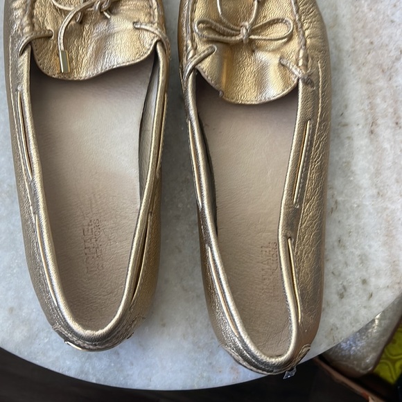Gold Michael kors loafers moccasins - Picture 4 of 6